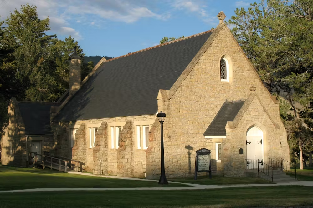 The Yellowstone National Park Chapel at Mammoth Hot Springs