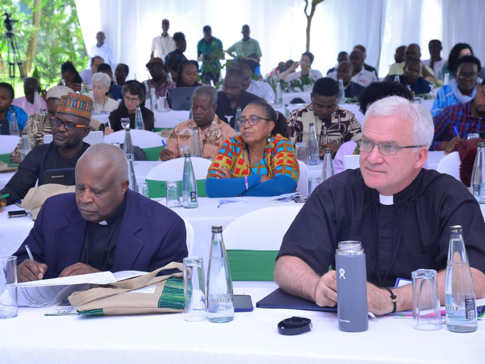 People attend the Laudato Si’ Africa Conference 2025 near Kampala, Uganda.