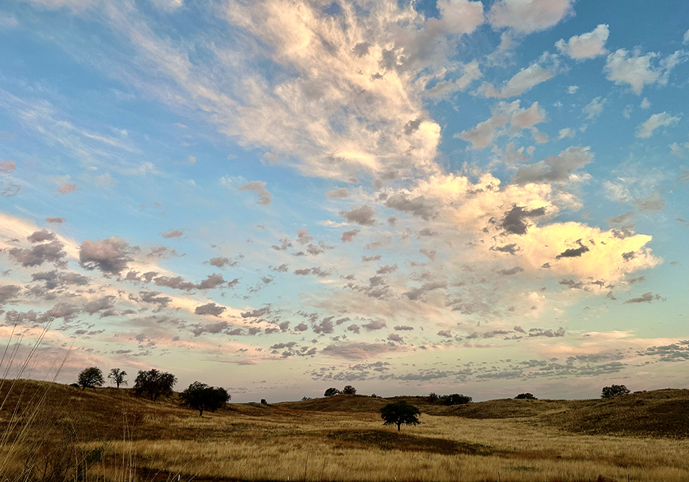 This Aug. 7, 2025, image shows clouds over San Rafael Ranch near the international border in southern Arizona, home to a vast biodiversity of fauna that will be cut off from Mexico by a border wall that the Trump administration intends to start building later this month (August 2025). (Ross Humphreys) 