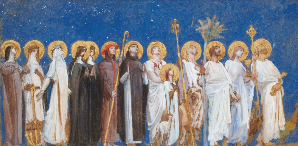 "Saints en processiona" by Luc-Olivier Merson