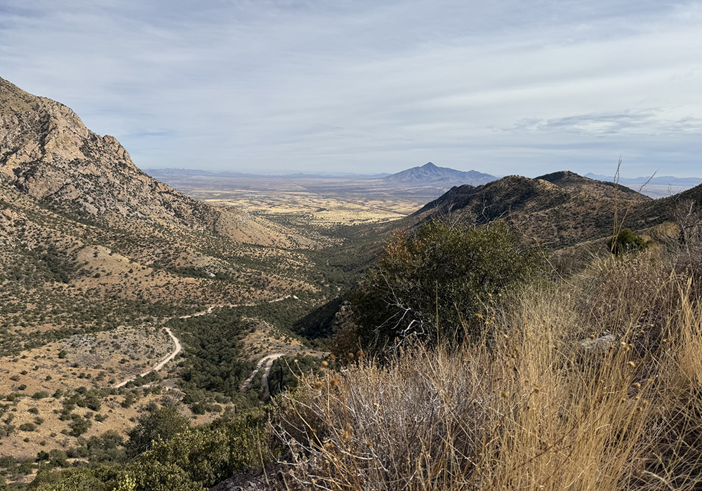 This image taken on Nov. 30, 2024, from Montezuma's Pass in southern Arizona's Coronado National Memorial shows the sprawling San Rafael Valley, home to a vast biodiversity of fauna including black bears and the occasional jaguar or ocelot that will be cut off from Mexico by a border wall that the Trump administration intends to start building later this August. (Anita Snow)