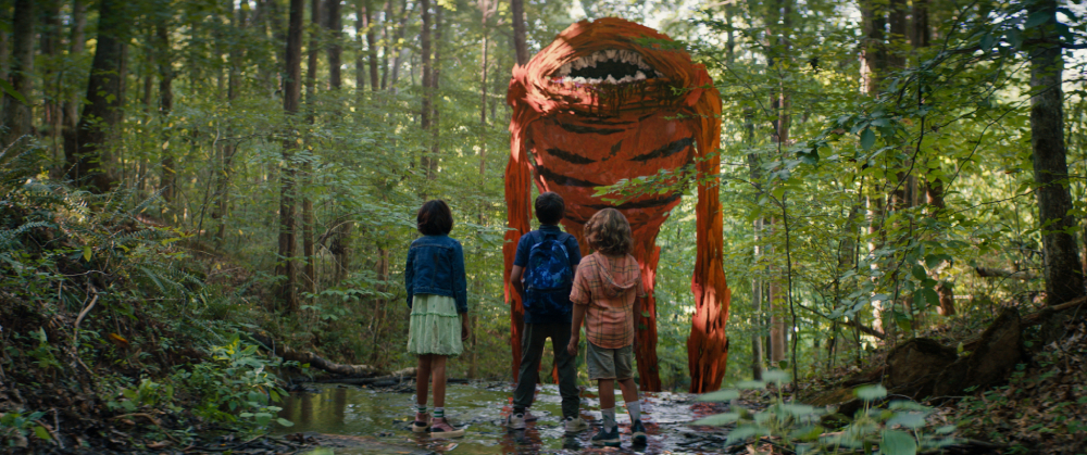 In Seth Worley's "Sketch," a father, son and daughter are reeling from the death of the children's mother. When the girl's sketchbook falls into a mysterious pond and her grief monster drawings come to life, the family must work together to vanquish the creatures that have been unleashed. (Angel Studios)