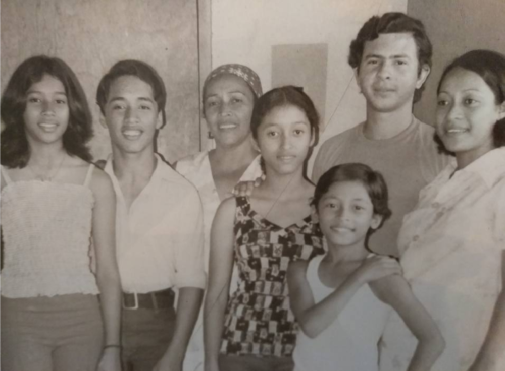 Chau as a child in family photo