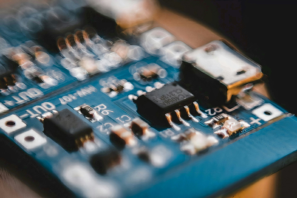 Closeup of a circuit board (Unsplash/Mithu Saif)
