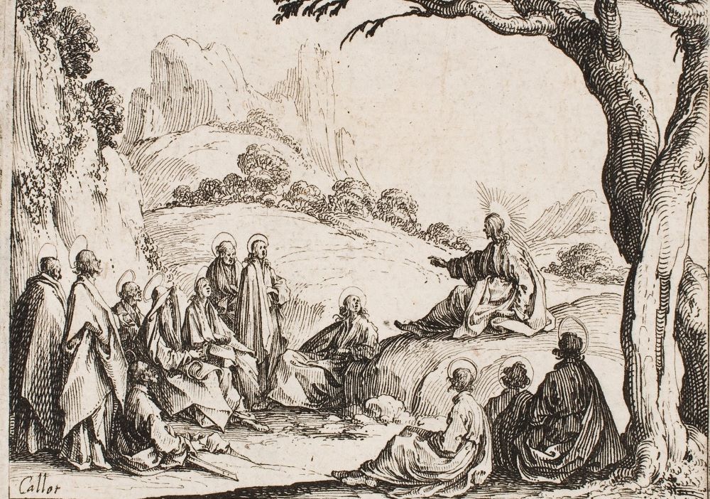 Drawing of "The Sermon on the Mount" 