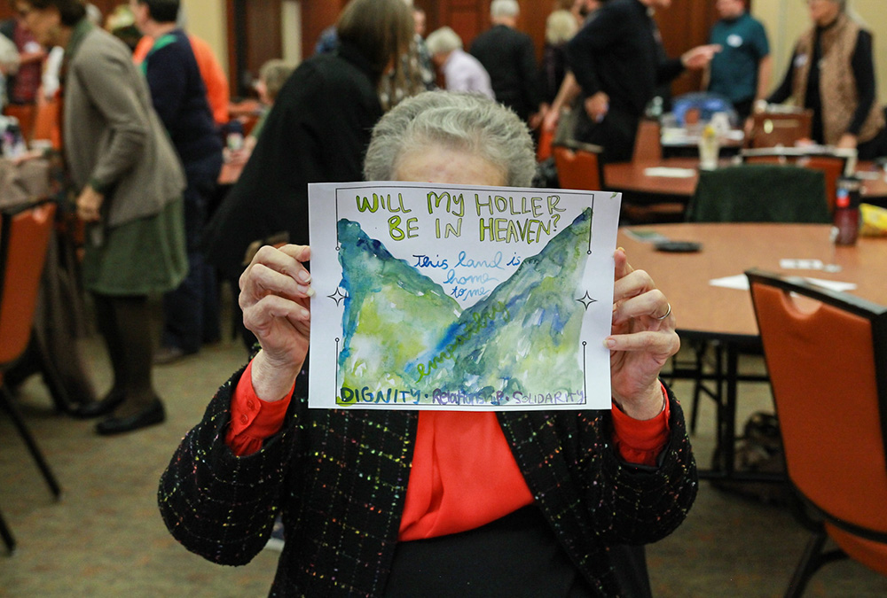 Roughly 150 people took part in a dialogue on labor and the environment in Appalachia Oct. 25 at the pastoral center of the Pittsburgh Diocese. The event marked the 50th anniversary of the Appalachian bishops' pastoral letter "This Land is Home to Me" and the 10-year anniversary of Pope Francis' encyclical "Laudato Si', on Care for Our Common Home." (Pinnacle Productions)