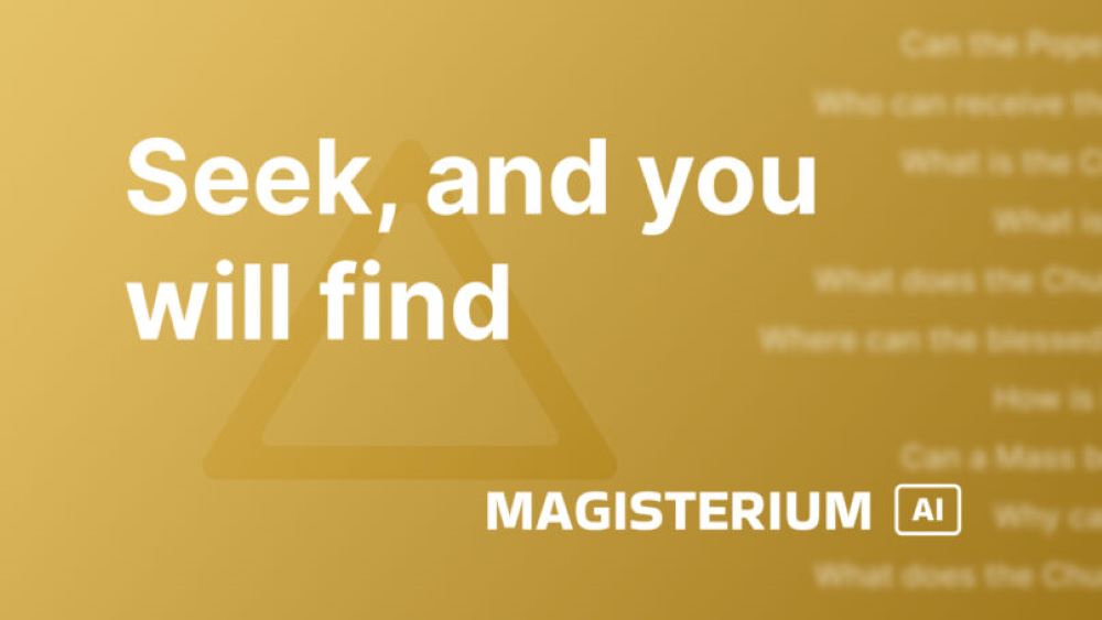 Magisterium AI on social media 