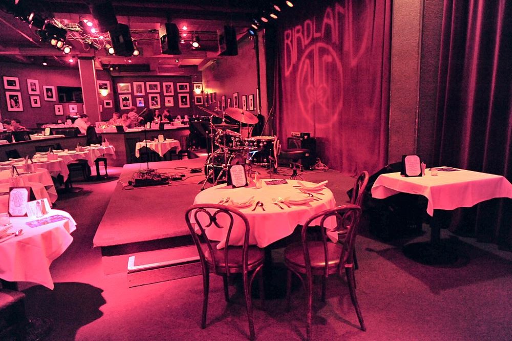 Birdland Jazz Club in New York's theater district 