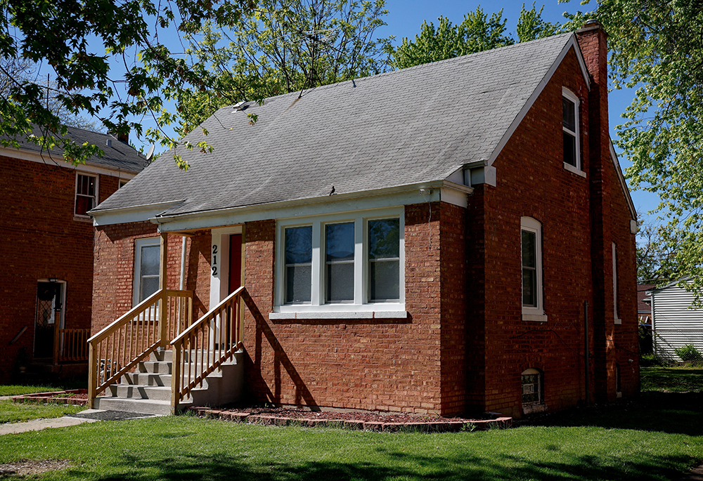 Pope Leo XIV's childhood home in Dolton, Illinois, a suburb of Chicago, is pictured May 9, 2025. (OSV News/Reuters/Carlos Osorio)