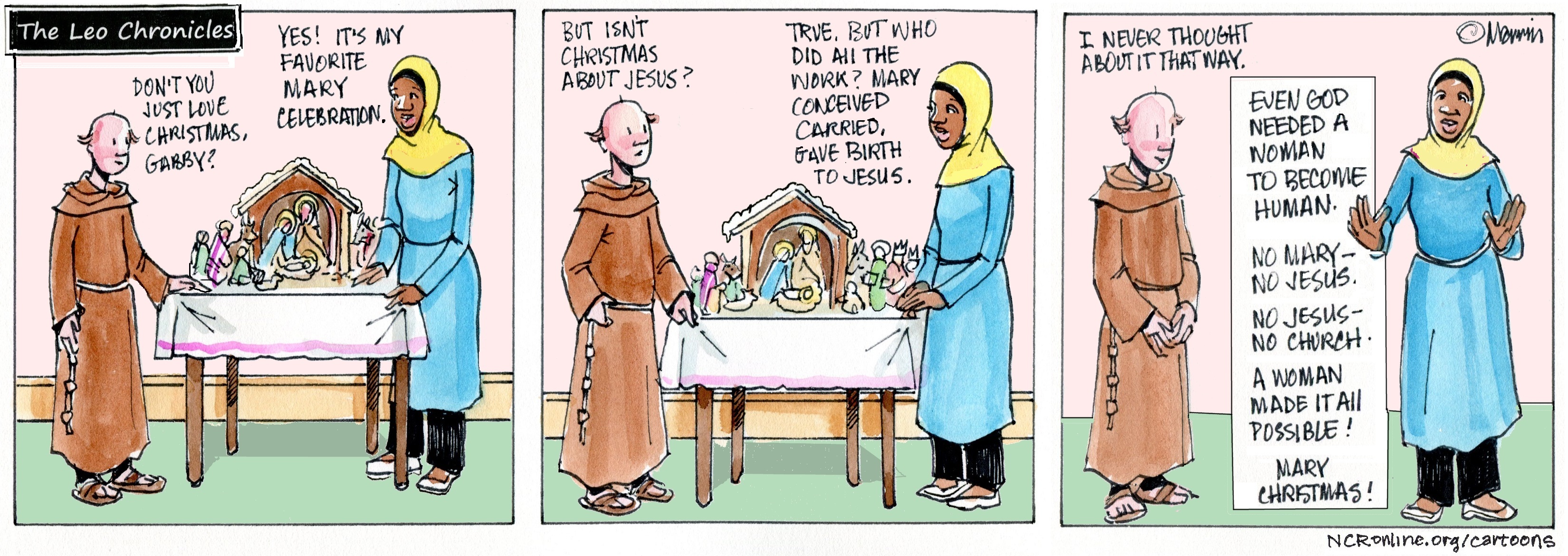 It's Gabby's favorite Mary season.