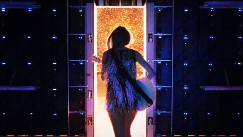 The six-part Disney+ docuseries "Taylor Swift: The End of an Era" highlights the performer's 2023-2024 Eras Tour. (Disney+)