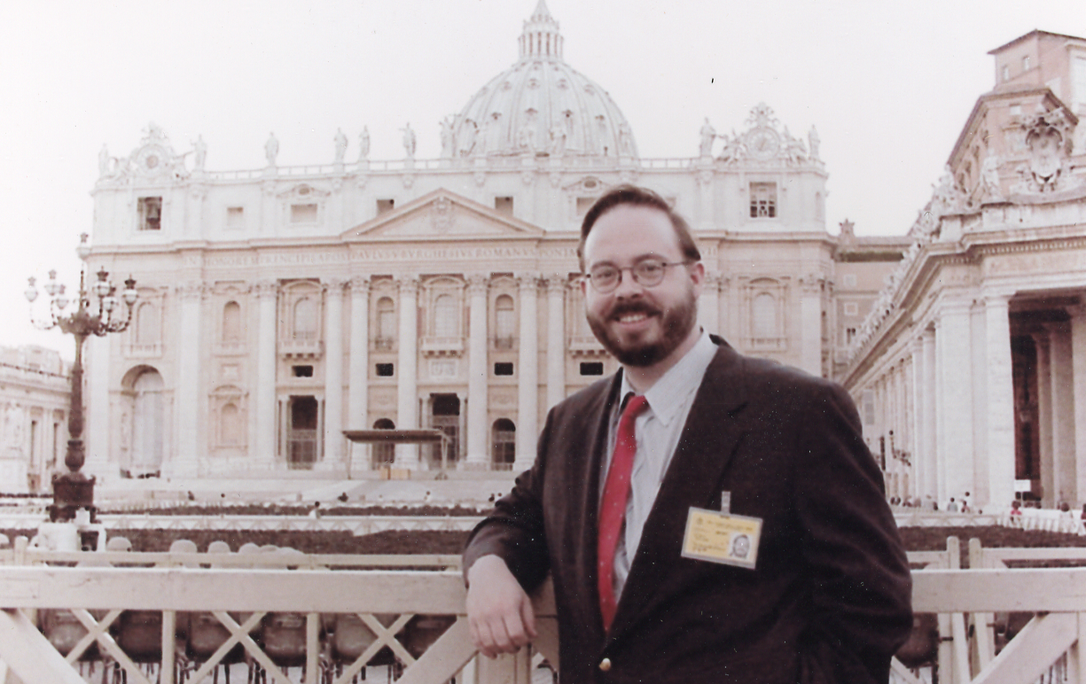 Covering the Vatican, he had a front-row seat to the waning years of Pope John Paul II's pontificate and the election of Pope Benedict XVI. 