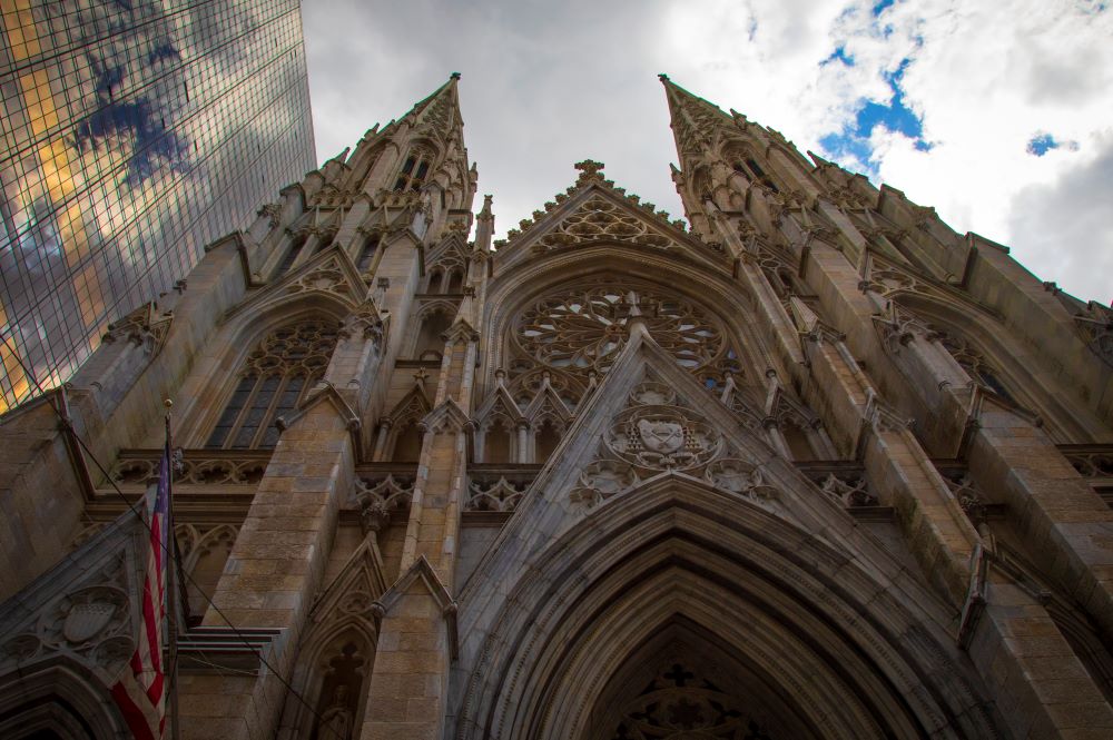 Since 2017, New York's St. Patrick's Cathedral has heated and cooled through a 10-well geothermal system, which reduces both its energy use and carbon footprint. (CNS/Chaz Muth)