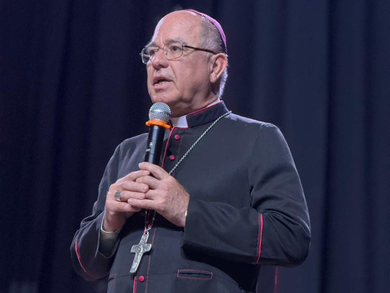 Archbishop Jesús González de Zárate of Valencia, Venezuela, speaks Nov. 5, 2025. NCR interviewed González via email days after the U.S. attack on Caracas Jan. 3, 2026. (Courtesy of Archdiocese of Valencia Press Department)
