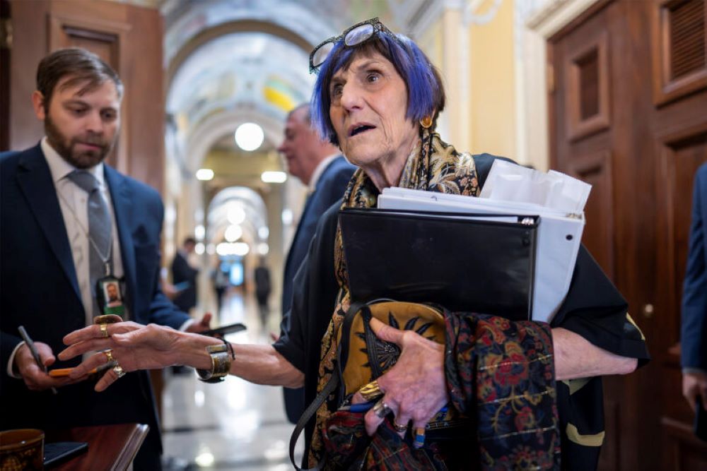 U.S. Rep. Rosa DeLauro, Democrat of Connecticut, led a group of Catholic Democrats in publishing a statement explaining how their faith influences their views on immigration as Congress debates reforming U.S. Immigration and Customs Enforcement. (RNS/AP/J. Scott Applewhite, file)