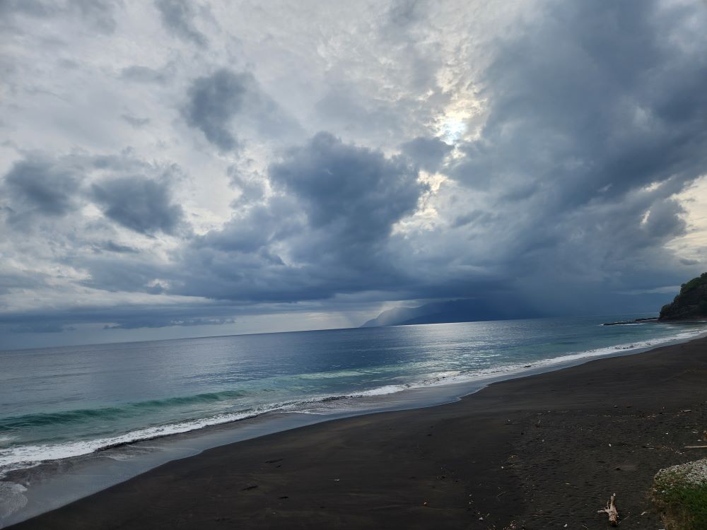 Indonesia’s rainy season is evident along the coast of the island of Flores. (GSR photo/Chris Herlinger)