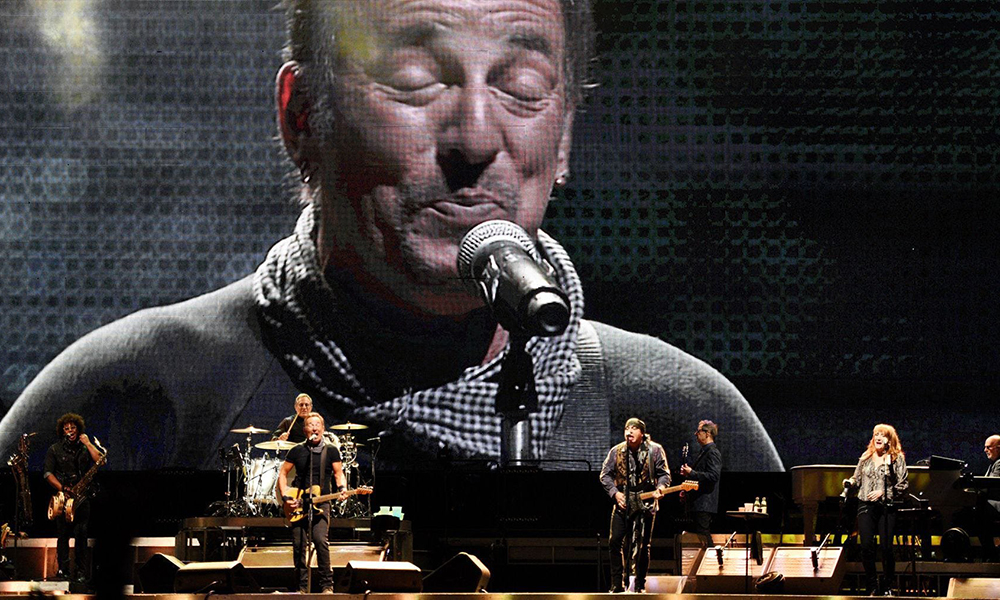 In this 2016 file photo, Bruce Springsteen and the E Street Band perform at MetLife Stadium in East Rutherford, New Jersey. (CNS/USA Today Network via Reuters/NorthJersey.com/Amy Newman)
