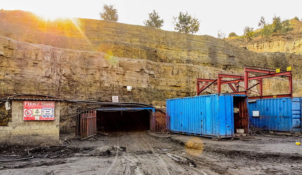 The entry to an underground coal mine in Emalahleni, South Africa, is seen in a file photo from July 2011. (Dreamstime/Michael Turner)