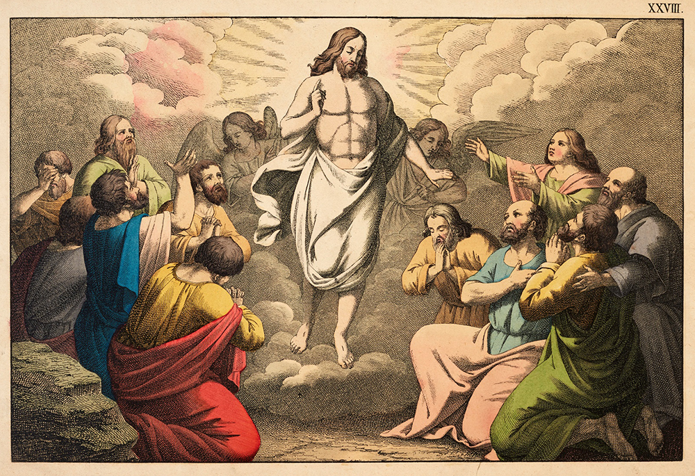 "Ascension" (1879), painting by Theodor Eckardt (Artvee)