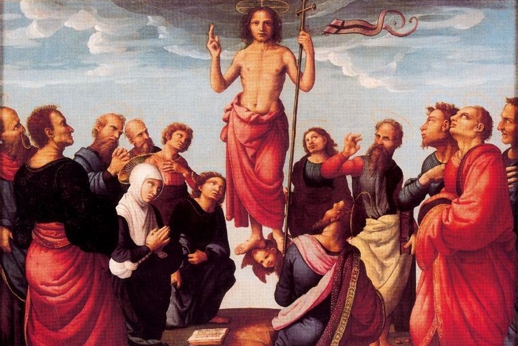 Ascensión, óleo sobre tabla —en el retablo mayor de la catedral de Valencia— de Hernando de los Llanos, entre 1507 y 1510. (Foto: Wikimedia Commons/obra de dominio público)