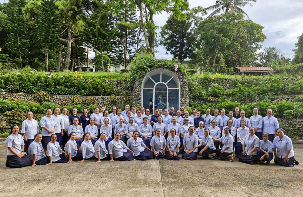 Daughters of Charity members gather in Tagaytay City, Philippines, in July 2025. (Courtesy of Liza Ruedas)