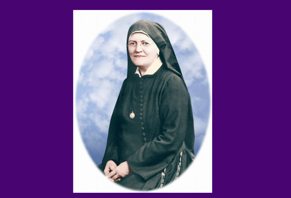 Servant of God Mother Mary Teresa Tallon is pictured in this undated colorized photo taken around 1920, when she founded the Parish Visitors of Mary Immaculate. (OSV News/Courtesy Parish Visitors of Mary Immaculate)