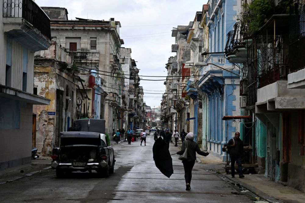People walk on the street in Havana Jan. 30, 2026. (OSV News/Reuters/Norlys Perez)