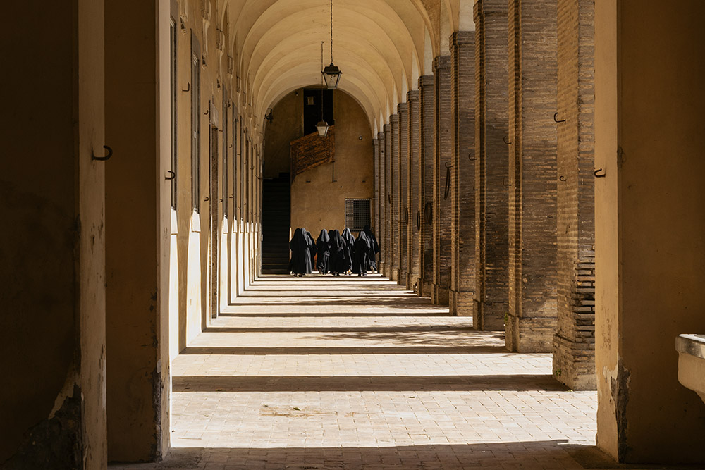 The new Italian documentary film "Agnus Dei" follows the lives of the Benedictine nuns of the monastery of St. Cecilia in Trastevere, Rome. (Riccardo Ghilardi)