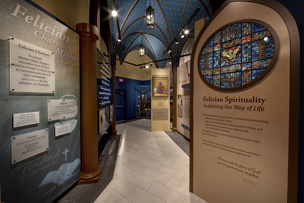 The many exhibits at the Felician Sisters of North America's Heritage Center & Archives tell the story of the sisters' 150 years of ministry in North America. (Courtesy of the Felician Sisters of North America)