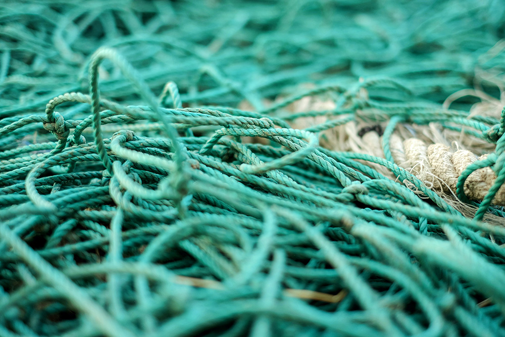 A fishing net in Sokcho, Gangwon-do, South Korea (Unsplash/Eric Barbeau)