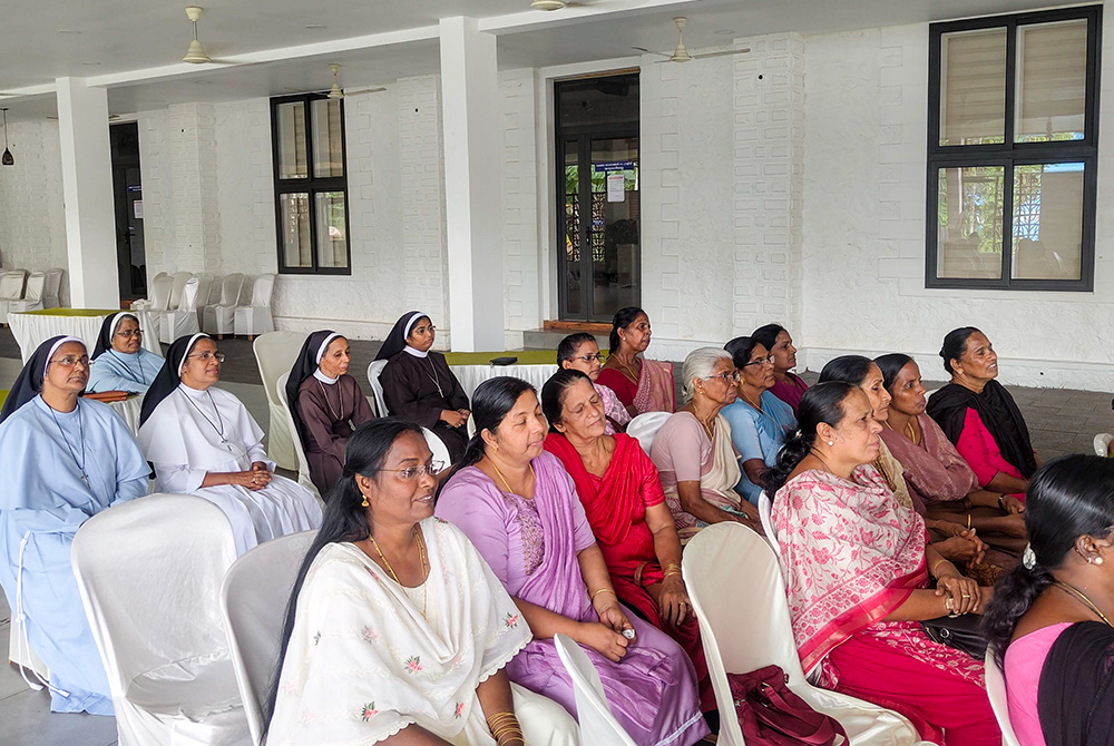 Members and animators of the Judith Forum participate in a gathering on May 26, 2026, at St. Mary's Forane Church in the Diocese of Thamarassery, Kerala, southwestern India. (George Kommattam)