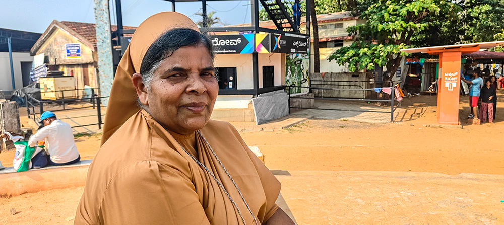 Dinasevanasabha Sister Veronica, superior of the Infant Jesus Children's Home in Bengaluru, southern India (Thomas Scaria)