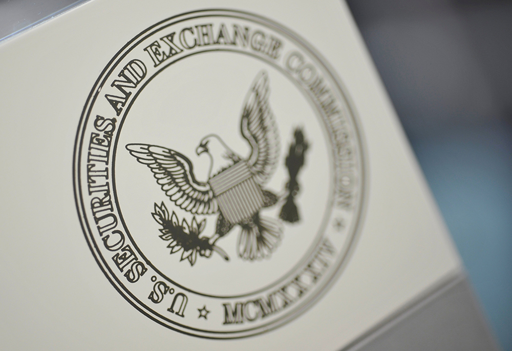 The U.S. Securities and Exchange Commission logo is seen in this illustration photo. (CNS/Reuters/Jonathan Ernst)