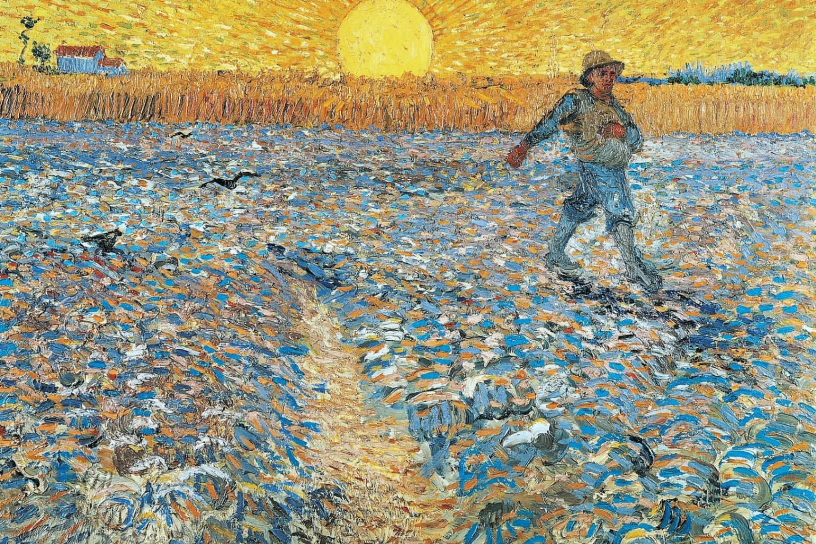 El sembrador, óleo sobre lienzo de Vincent van Gogh, 1888. (Foto: Wikimedia Commons)