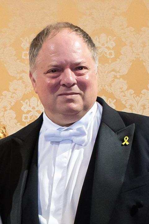 Yaron Sideman, Israel's ambassador to the Holy See, is seen in a file photo from Sept. 16, 2024, when he presented his letters of credential to Pope Francis at the Vatican. (CNS/Vatican Media)