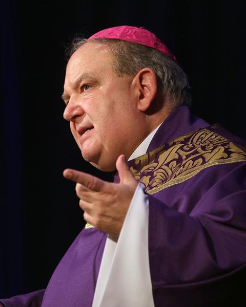 Archbishop Bernard A. Hebda of St. Paul and Minneapolis, pictured in a 2019 file photo (OSV News/Bob Roller)
