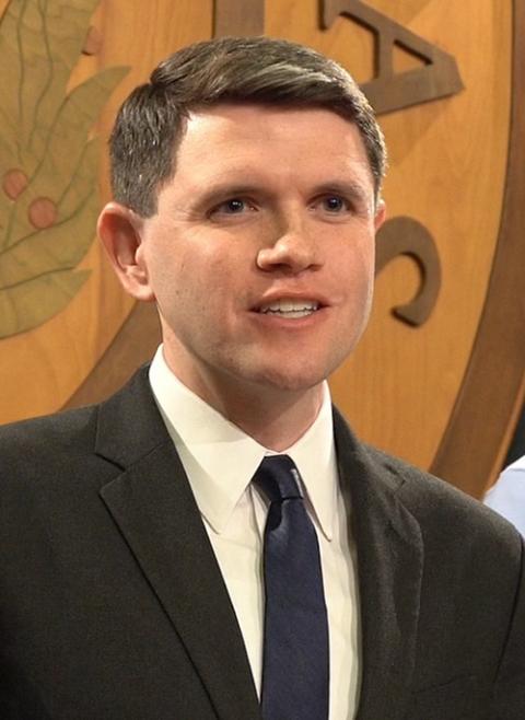 Texas state Rep. James Talarico speaks at a press conference at the Texas Capitol on Jan. 13, 2025. (Wikimedia Commons/Antonioaesparza, CC BY-SA 4.0)