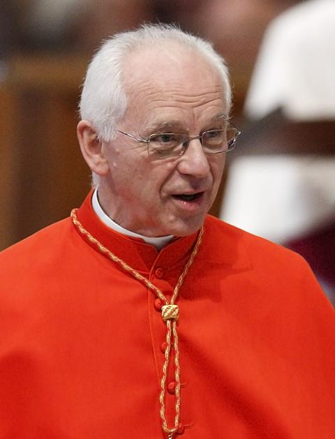 Cardinal Jozef De Kesel of Malines-Brussels, Belgium, arrives for a consistory led by Pope Francis in St. Peter's Basilica at the Vatican Nov. 19, 2016. (CNS/Paul Haring)