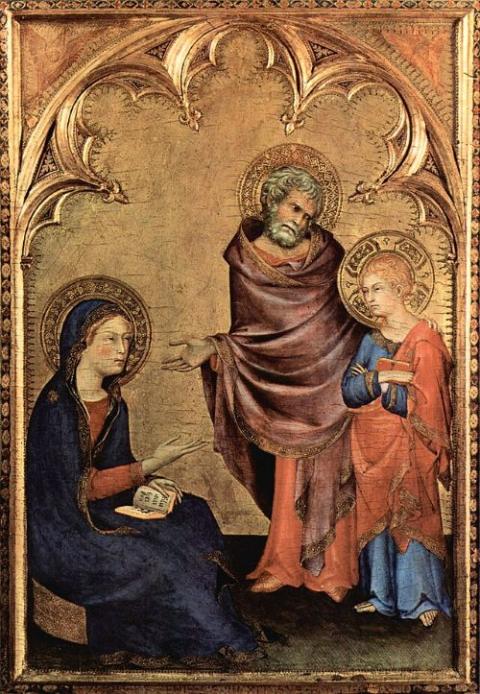 "Christ Discovered in the Temple" by Simone Martini
