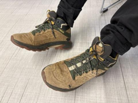 Fr. Gary Graf's shoes 