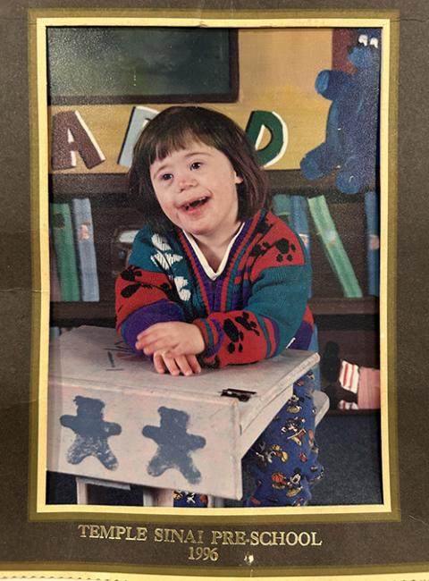 Ariel Berry in a school photo in 1996 (Courtesy of Jason Berry)