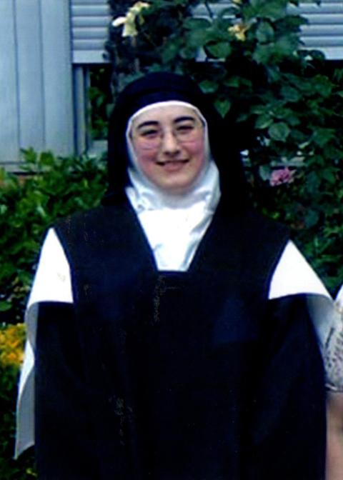 An undated photo shows Sr. Hortensia López Almán in her days as a Discalced Carmelite in Spain. After more than 20 years in the order, López says she was “pressured into secularization” in 2015 by a prioress and a bishop. (Courtesy of Hortensia López Almán)