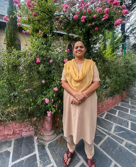 Carmelite Sr. Shaila Kaitan Gomes is seen in a recent portrait. (Courtesy of the Carmelite Sisters of St. Teresa)