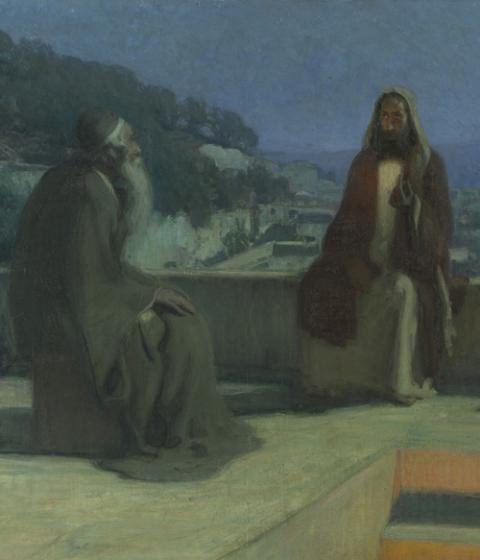 "Nicodemus," detail of an 1899 painting by Henry Ossawa Tanner (Pennsylvania Academy of the Fine Arts)