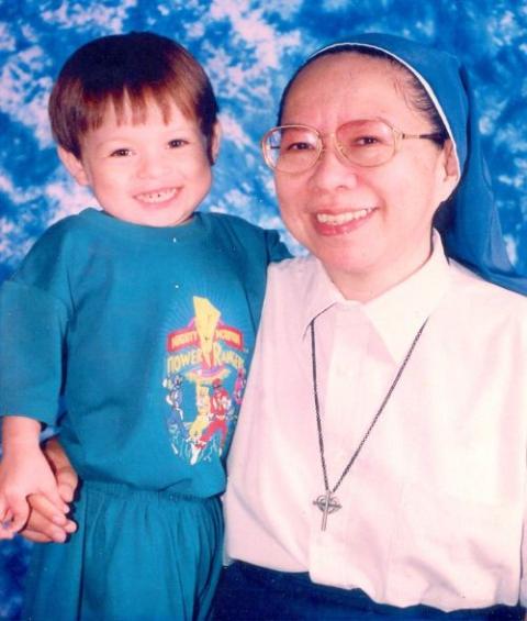 Sr. Soledad Perpiñan appears at Nazareth Growth Home in Quezon City. Perpiñan led the Good Shepherd Sisters AIDS ministry. (Courtesy of RGS Philippines-Japan Secretariat Office)