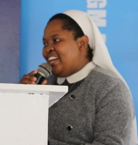 Daughter of St. Francis Sr. Nosipho Cwele, director of the Sacred Heart Child and Youth Care Centre in Durban, South Africa (Courtesy of Daughters of St. Francis)