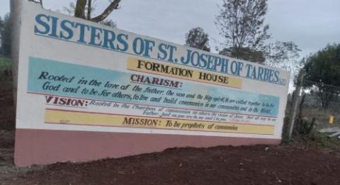 Formation house of the Sisters of St. Joseph of Tarbes in Kenya, where Josephine Kwenga underwent formation (Courtesy of Josephine Kwenga)