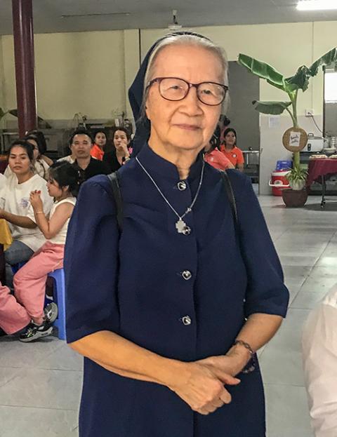 Sr. Pascale Le Thi Triu during the 20th anniversary celebration of the housemaid training program on May 10, 2026 (Joachim Pham)
