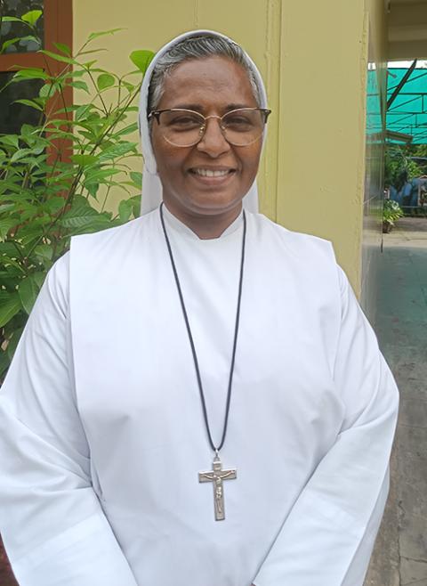 Sr. Archana Kunnapally, superintendent of St. Joseph's Foundling Home (Courtesy of Jain Augustine Adackkanattu)