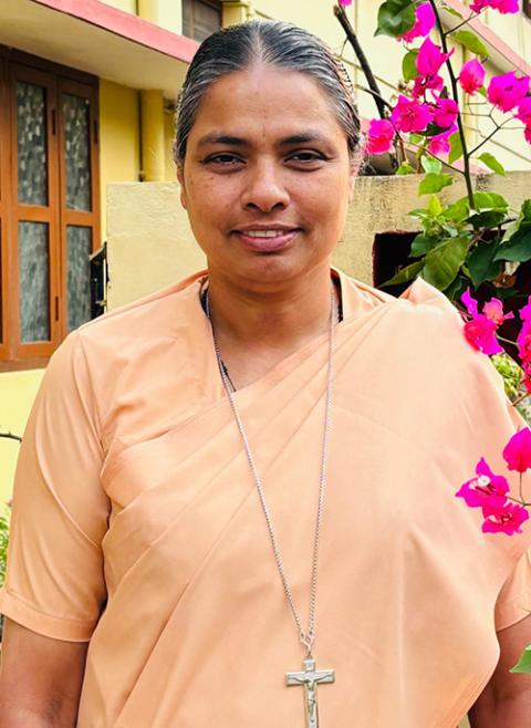 Sr. Jain Augustine Adackkanattu, president of St. Joseph's Foundling Home in Kozhikode, Kerala, India (Courtesy of Jain Augustine Adackkanattu)